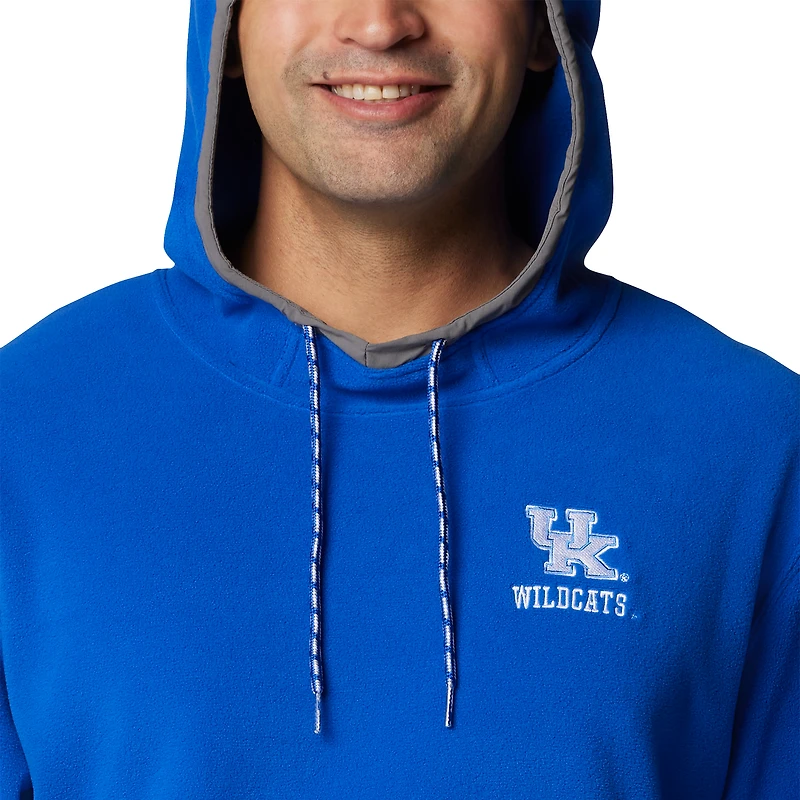 Men's  Columbia Royal Kentucky Wildcats Flanker Fleece Pullover Hoodie