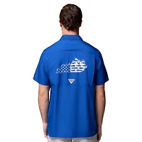 Chemise boutonnée Columbia Royal Kentucky Wildcats Slack Tide Camp pour homme