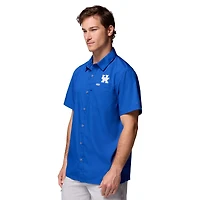 Men's Columbia Royal Kentucky Wildcats Slack Tide Camp Button-Up Shirt