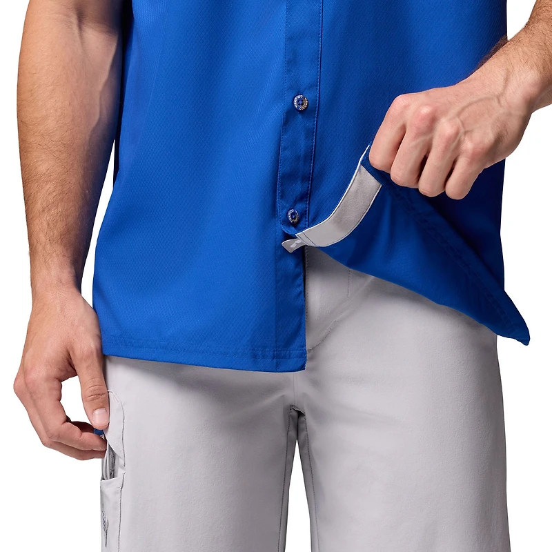 Men's Columbia Royal Kentucky Wildcats Slack Tide Camp Button-Up Shirt