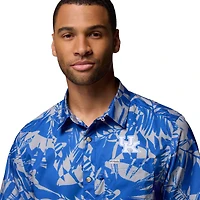 Chemise boutonnée Columbia Royal Kentucky Wildcats Super Slack Tide Omni-Wick pour homme
