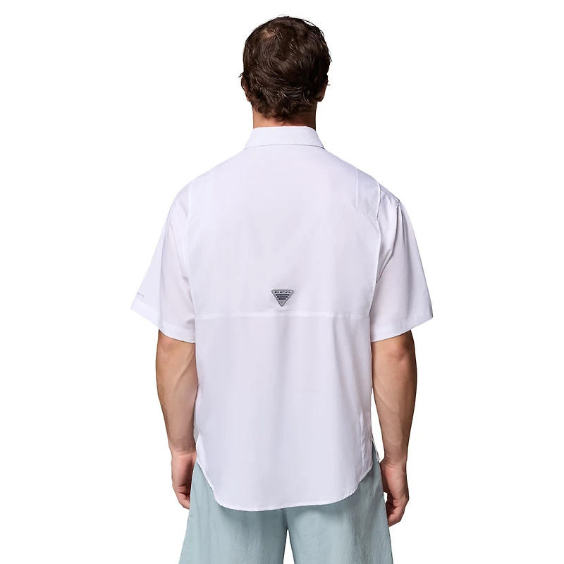 Chemise boutonnée Columbia blanche Kentucky Wildcats Tamiami Omni-Shade pour homme