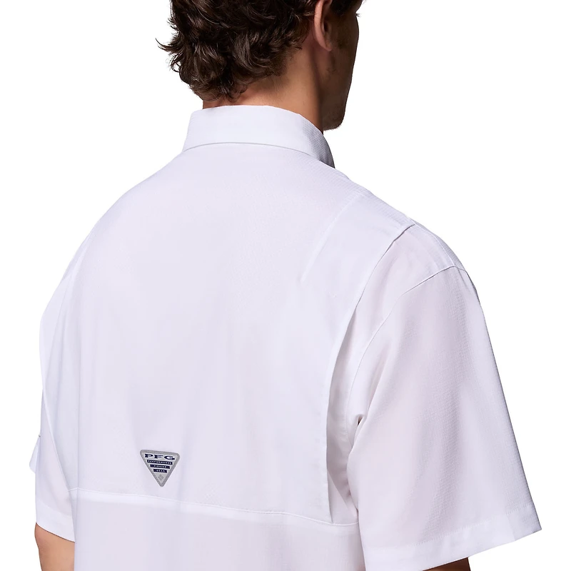 Chemise boutonnée Columbia blanche Kentucky Wildcats Tamiami Omni-Shade pour homme