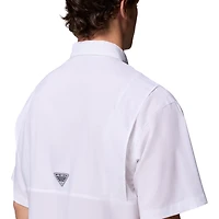 Men's Columbia White Kentucky Wildcats Tamiami Omni-Shade Button-Down Shirt