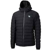 Veste matelassée isolante entièrement zippée pour homme, noire, des Kentucky Wildcats, Mission Ridge Repreve Eco, Cutter & Buck