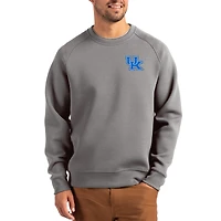 Pull recyclé Cutter & Buck Gray Kentucky Wildcats Roam pour homme