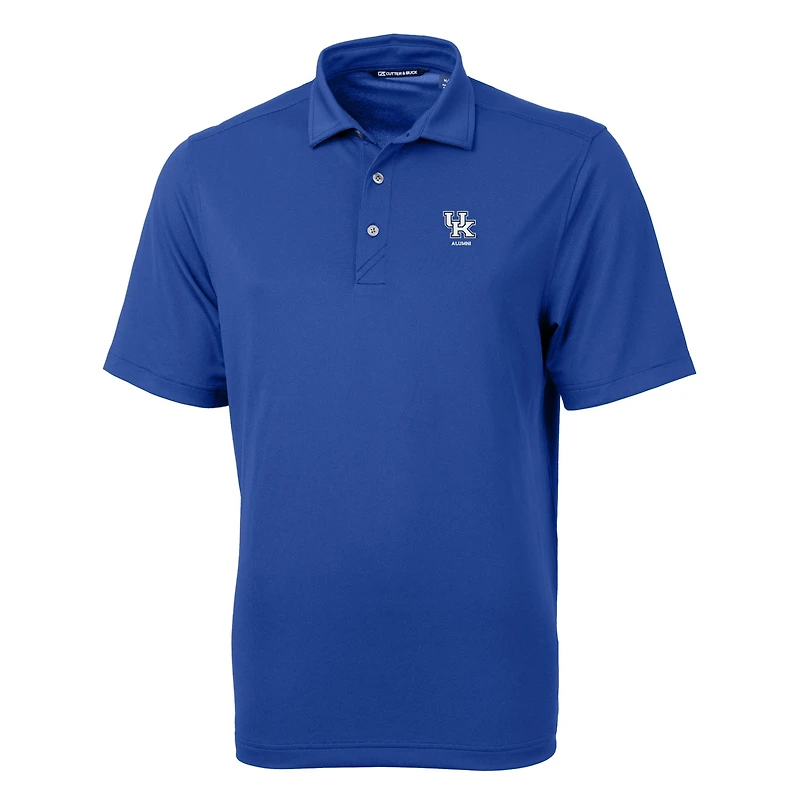 Men's Cutter & Buck Royal Kentucky Wildcats Alumni Logo Virtue Eco Pique Recycled Polo