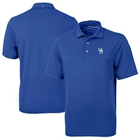 Polo recyclé en piqué écologique pour homme Cutter & Buck Royal Kentucky Wildcats Alumni Logo Virtue