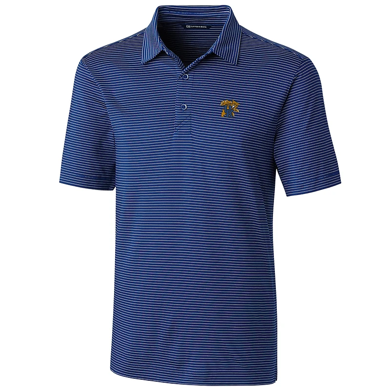 Polo à rayures crayon Forge pour homme Cutter & Buck Royal Kentucky Wildcats Big Tall