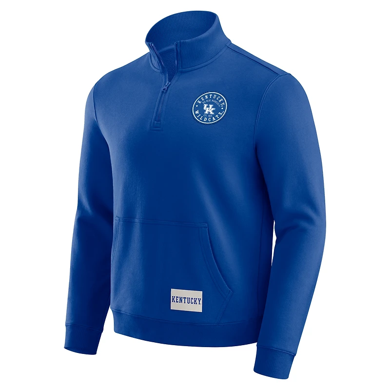 Pull zippé quart de tour pour homme la collection Darius Rucker Fanatics Royal Kentucky Wildcats