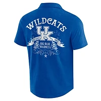 Men's Darius Rucker Collection by Fanatics  Royal Kentucky Wildcats Team Color Button-Up Shirt