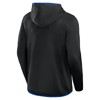 T-shirt à capuche de transition noir/bleu royal pour hommes Fanatics Kentucky Wildcats