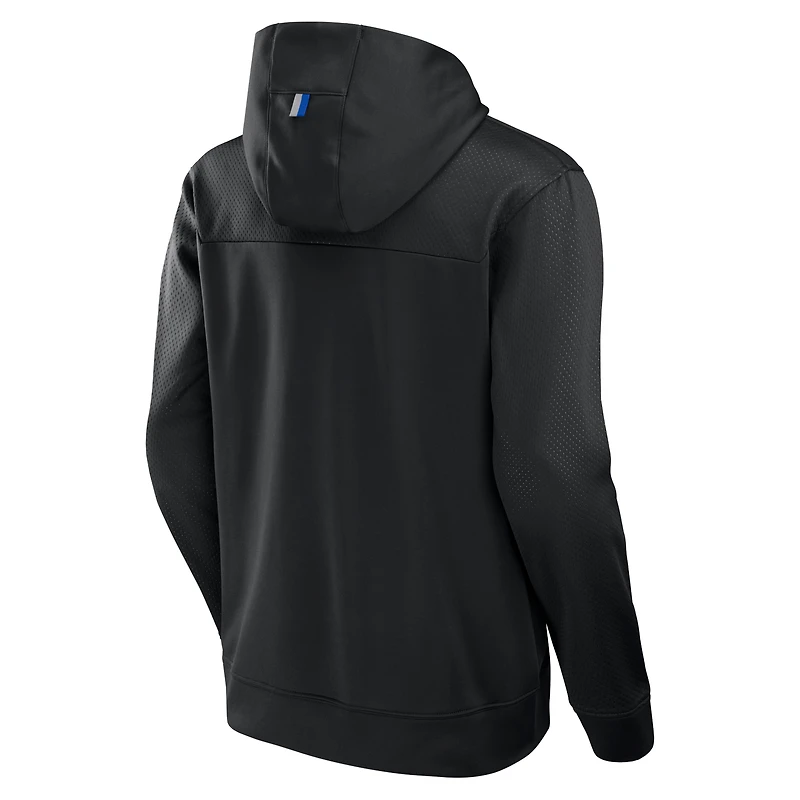 Sweat à capuche noir délavé pois pour homme des Wildcats du Kentucky Fanatics Defender