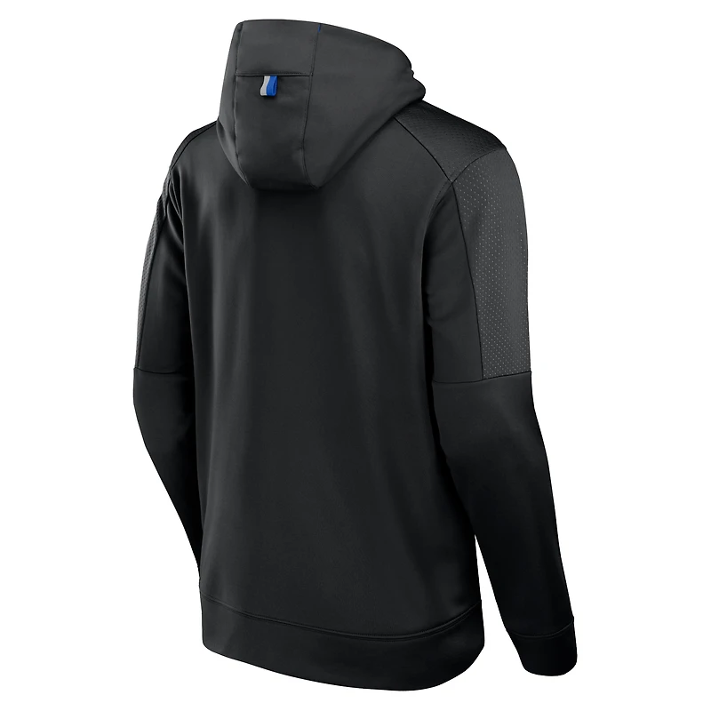 Sweat à capuche entièrement zippé Fanatics pour hommes, noir, Kentucky Wildcats Defender