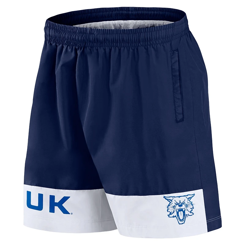 Short tissé Intensity Fanatics bleu marine Kentucky Wildcats pour hommes