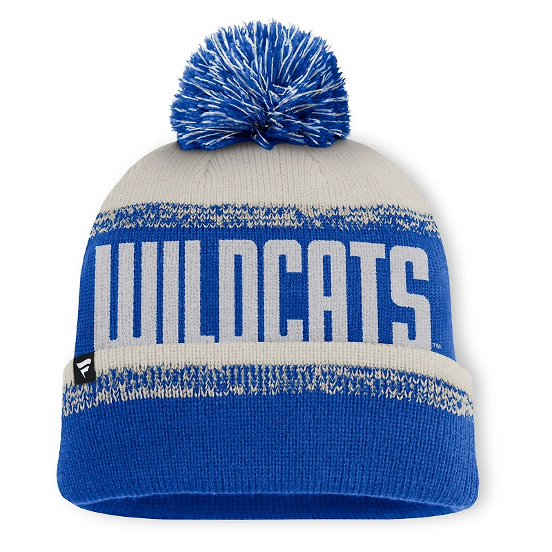 Men's Fanatics Royal/Gray Kentucky Wildcats Thrive Cuffed Knit Hat with Pom