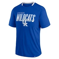 Men's Fanatics Royal Kentucky Wildcats Defender Fade Slant T-Shirt
