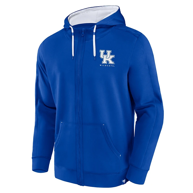 Sweat à capuche entièrement zippé Fanatics Royal Kentucky Wildcats Power Index pour hommes