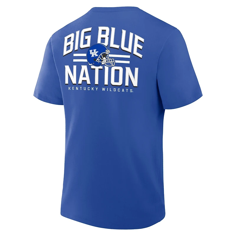 Men's Fanatics Royal Kentucky Wildcats Quad Legacy T-Shirt