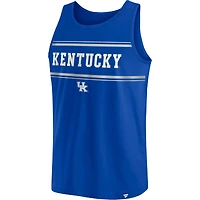 Débardeur à rayures Fanatics Royal Kentucky Wildcats pour hommes