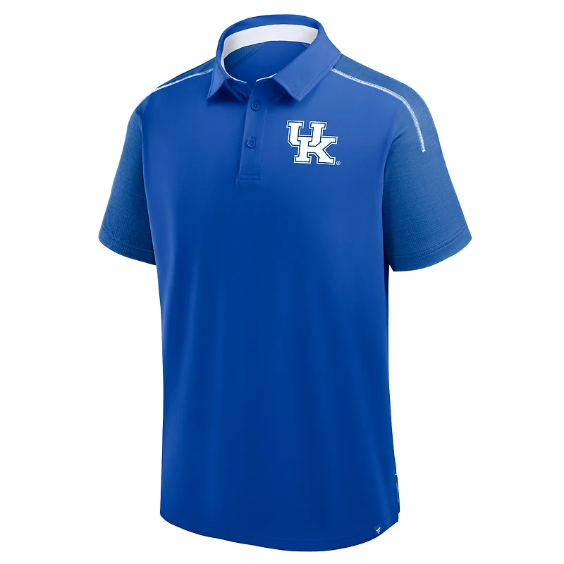 Polo raglan pour homme Fanatics Royal Kentucky Wildcats Take The Lead Defender
