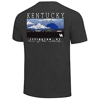 T-shirt pour homme, couleur charbon chiné, motif campus des Wildcats du Kentucky, taille grande