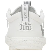 Men's Hey Dude White Kentucky Wildcats Wally Casual Shoes