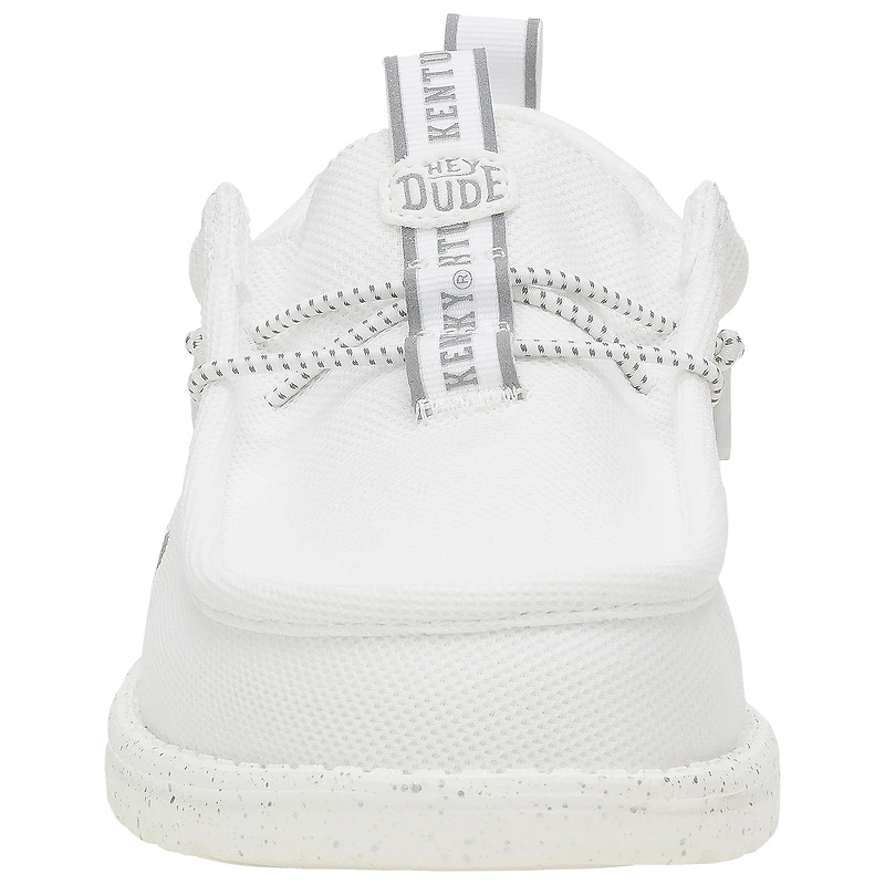 Chaussures décontractées Hey Dude blanches pour hommes Kentucky Wildcats Wally