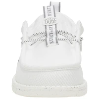 Chaussures décontractées Hey Dude blanches pour hommes Kentucky Wildcats Wally