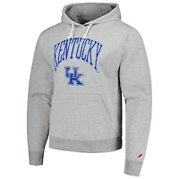 Sweat à capuche essentiel pour hommes League Collegiate Wear Heather Grey Kentucky Wildcats Tall Arch