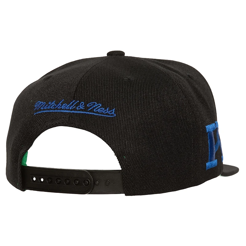 Men's Mitchell & Ness  Black Kentucky Wildcats Triple Play Snapback Hat