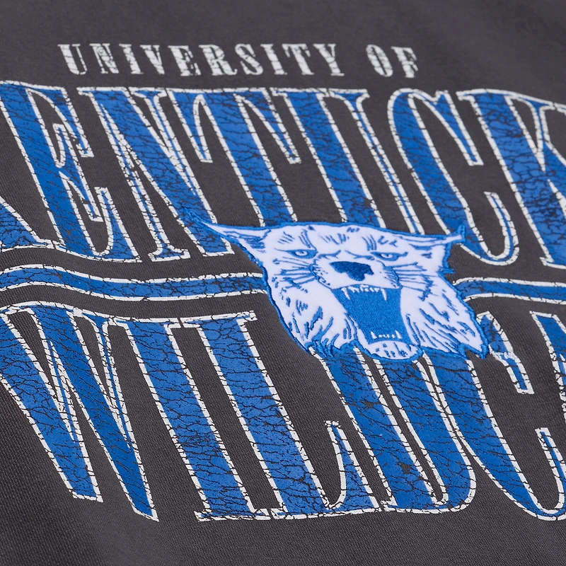 Men's Mitchell & Ness Charcoal Kentucky Wildcats Downtown Fleece Sweatshirt