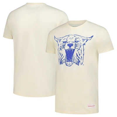 T-shirt vintage pour homme Mitchell & Ness Cream Kentucky Wildcats