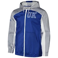 Coupe-vent entièrement zippé de qualité supérieure Big Shot Mitchell & Ness Royal Kentucky Wildcats pour homme
