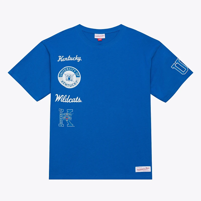 T-shirt premium Mitchell & Ness Royal Kentucky Wildcats Double Clutch pour homme