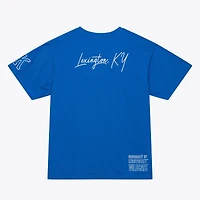 Men's Mitchell & Ness Royal Kentucky Wildcats Double Clutch Premium T-Shirt