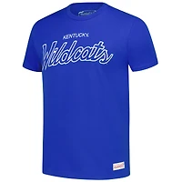 T-shirt pour homme Mitchell & Ness Royal Kentucky Wildcats Elite Script