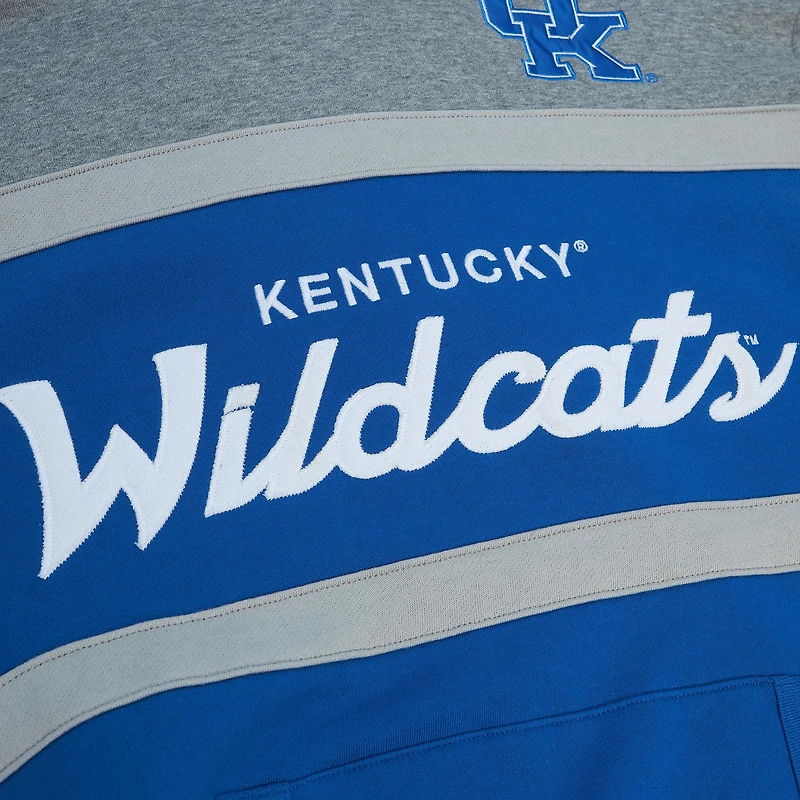 Chandail à capuchon de l'entraîneur-chef des Royal Kentucky Wildcats Mitchell & Ness pour hommes