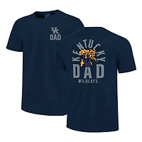 T-shirt homme bleu marine Kentucky Wildcats avec logo mascotte pour la fête des pères