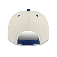 Casquette snapback New Era 9FIFTY A-Frame pour homme, couleur crème/bleu roi, collection Kentucky Wildcats March Madness Historic.