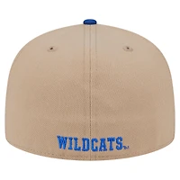 Men's New Era  Khaki Kentucky Wildcats Two-Tone 59FIFTY Fitted Hat