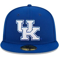 Casquette ajustée 59FIFTY Royal Kentucky Wildcats de New Era pour homme