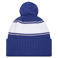 Men's New Era Royal Kentucky Wildcats Bold Cuffed Knit Hat with Pom