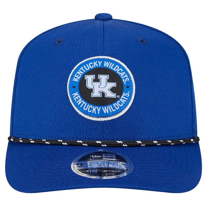 Men's New Era Royal Kentucky Wildcats COOLERA 9SEVENTY Rope Stretch-Snap Hat