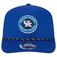 Men's New Era Royal Kentucky Wildcats COOLERA 9SEVENTY Rope Stretch-Snap Hat