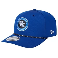 Casquette à bouton-pression extensible COOLERA 9SEVENTY pour homme des Royal Kentucky Wildcats de New Era