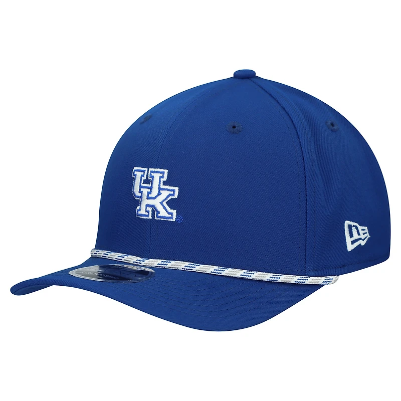 Casquette extensible à boutons-pression New Era Royal Kentucky Wildcats Game Day Multi-Rope 9SEVENTY pour homme