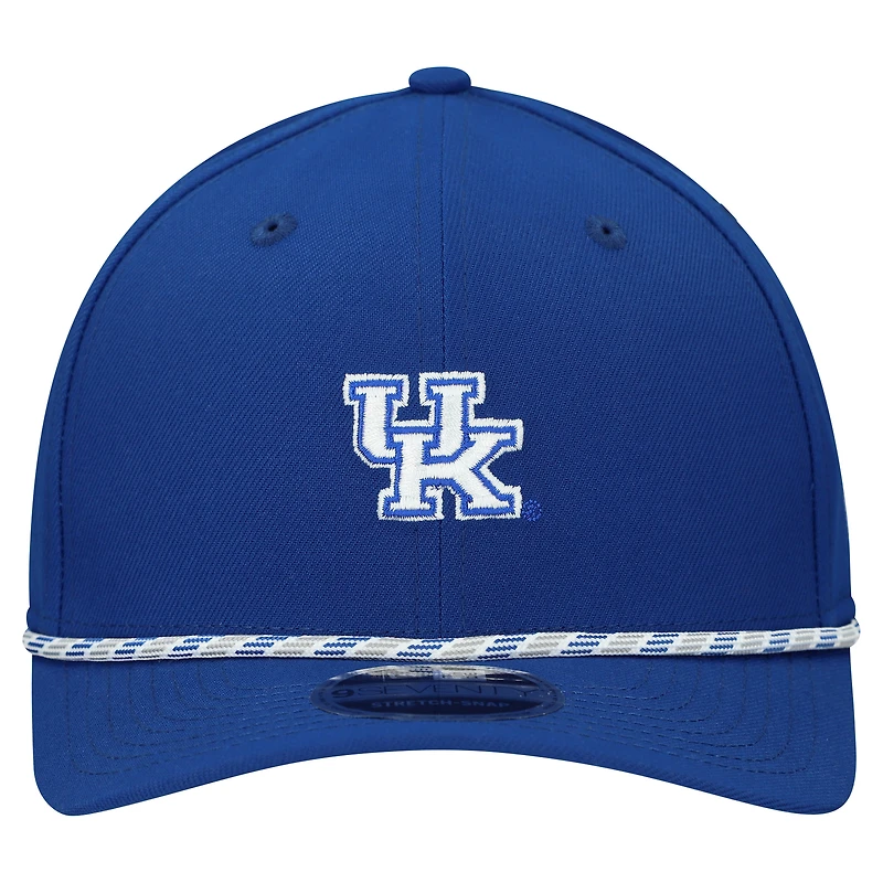 Men's New Era Royal Kentucky Wildcats Game Day Multi-Rope 9SEVENTY Stretch-Snap Hat