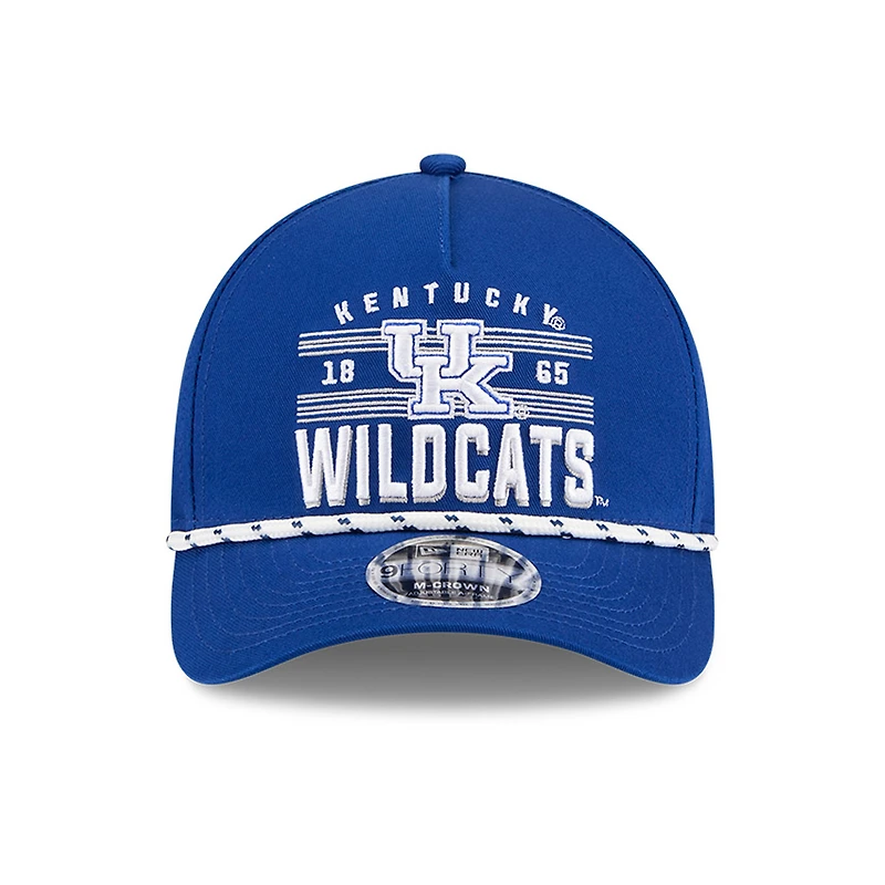 Men's New Era  Royal Kentucky Wildcats Historic March Madness 9FORTY M-Crown Adjustable Hat