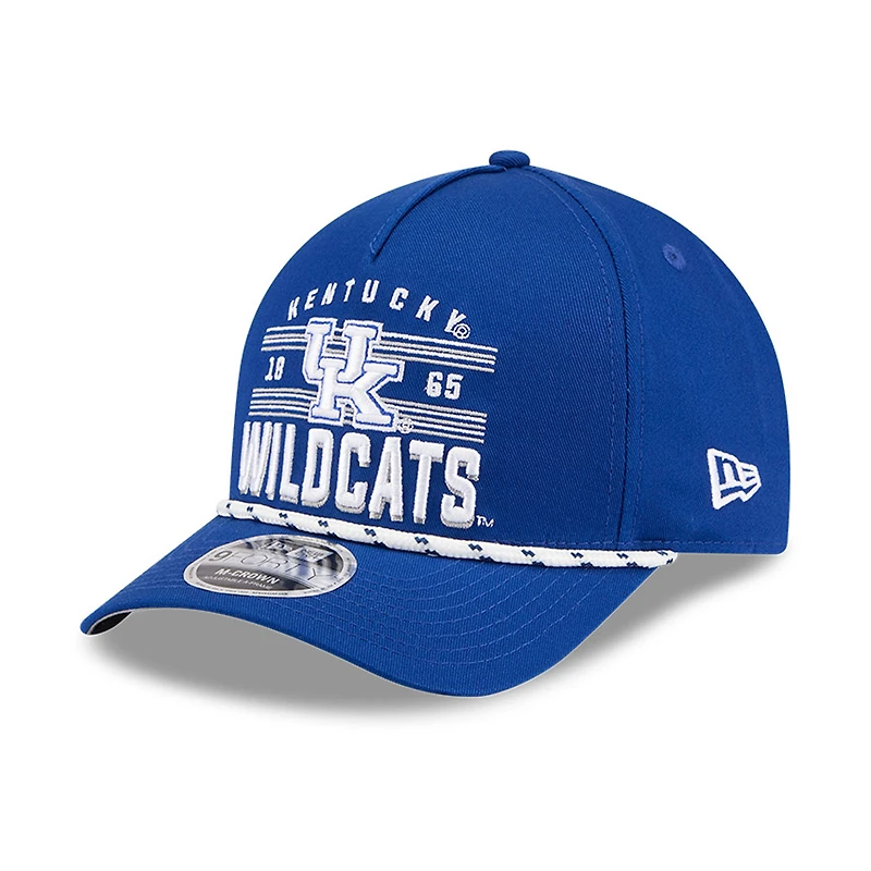 Casquette ajustable New Era Royal Kentucky Wildcats Historic March Madness 9FORTY M-Crown pour homme